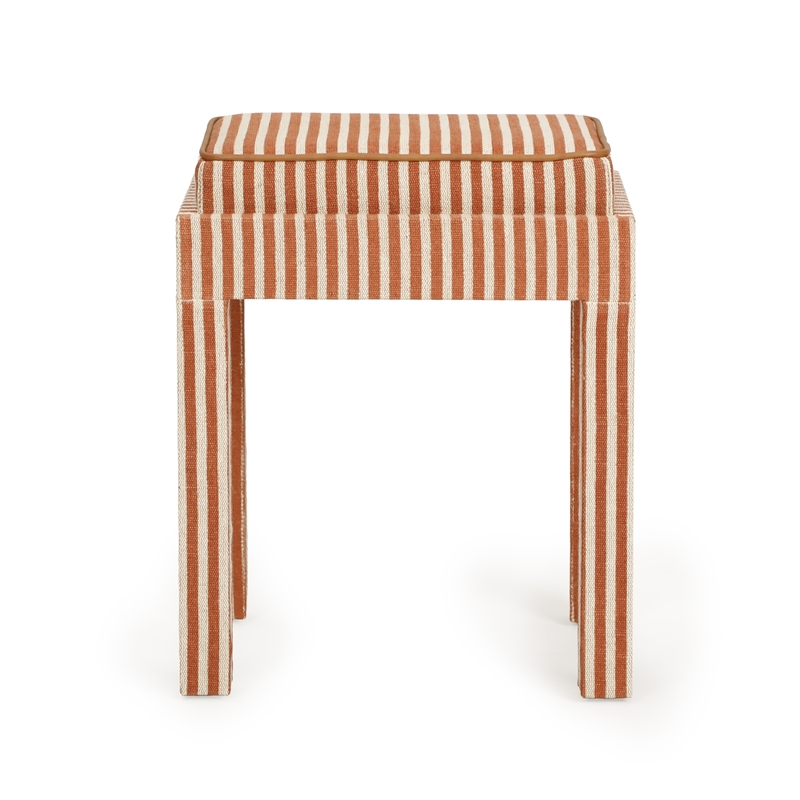 Kora Terracotta Cotton Jute Stool