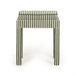 Kora Green Cotton Jute Stool