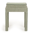 Kora Green Cotton Jute Stool
