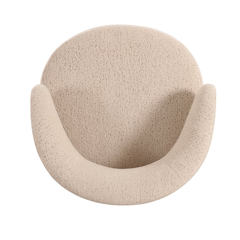 Austin Cream Boucle Swivel Chair