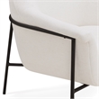Lua Cream Chenille Accent Chair