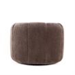 Jasmine Chocolate Upcycled Chenille Swivel Accent Chair