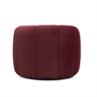 Jasmine Berry Red Velvet Swivel Accent Chair