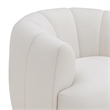 Jasmine Cream Velvet Swivel Accent Chair