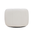 Jasmine Cream Velvet Swivel Accent Chair