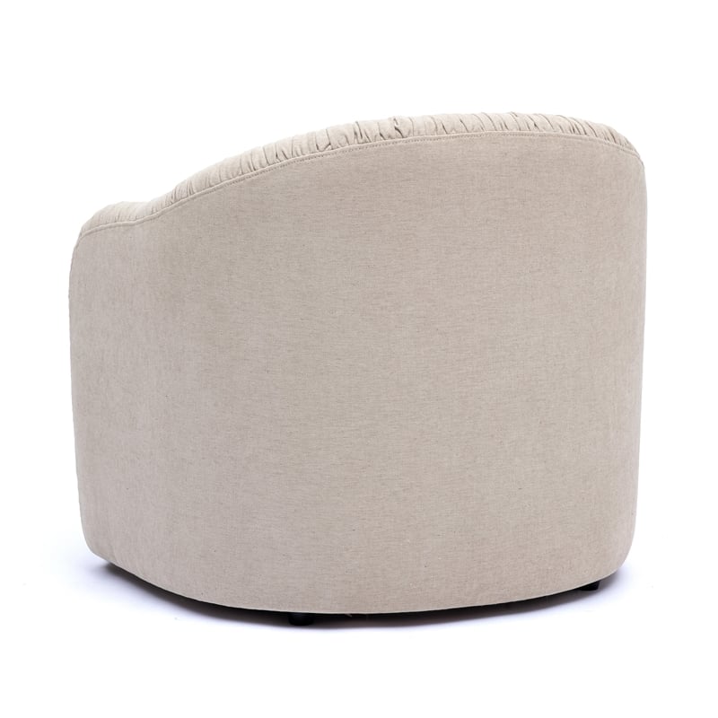 Pamela Tan Chenille Tassel Lounge Chair