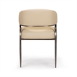 Tatum Taupe Performance Vegan Leather Dining Chair