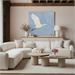 Travie 5-Piece Sand Upcycled Linen Modular Large L-Sectional