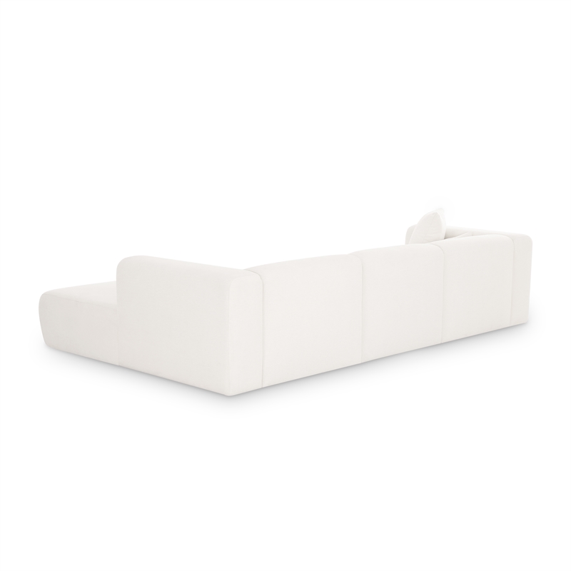 Tarra Cream Chenille Modular RAF Sectional