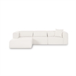 Tarra Cream Chenille Modular LAF Sectional