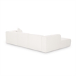 Tarra Cream Chenille Modular LAF Sectional