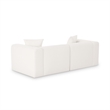 Tarra Cream Chenille Modular Loveseat