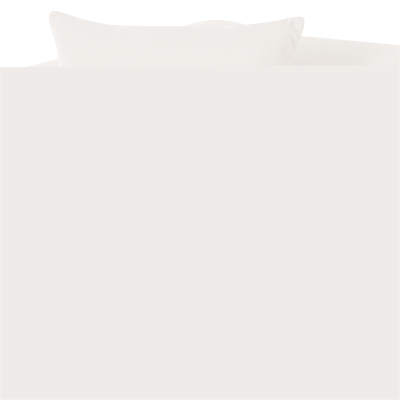 Tarra Cream Chenille Modular Loveseat