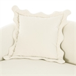 Lou Cream Performance Velvet Sofa