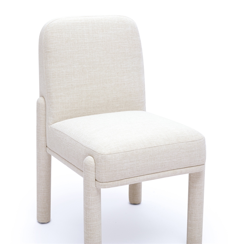 Martina Cream Performance Fabric Dining Chair