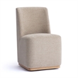 Melissa Tan Performance Fabric Rolling Dining Chair