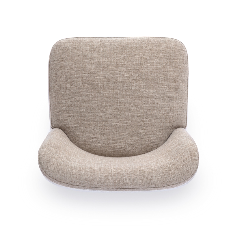 Melissa Tan Performance Fabric Rolling Dining Chair