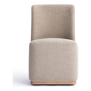 Melissa Tan Performance Fabric Rolling Dining Chair