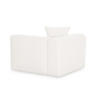 Tarra Cream Chenille Modular LAF Corner Chair