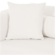 Tarra Cream Chenille Modular LAF Corner Chair