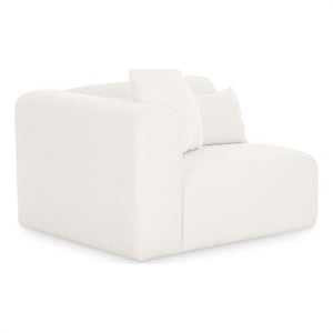 Tarra Cream Chenille Modular LAF Corner Chair