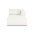 Tarra Cream Chenille Modular RAF Chaise
