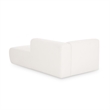Tarra Cream Chenille Modular RAF Chaise