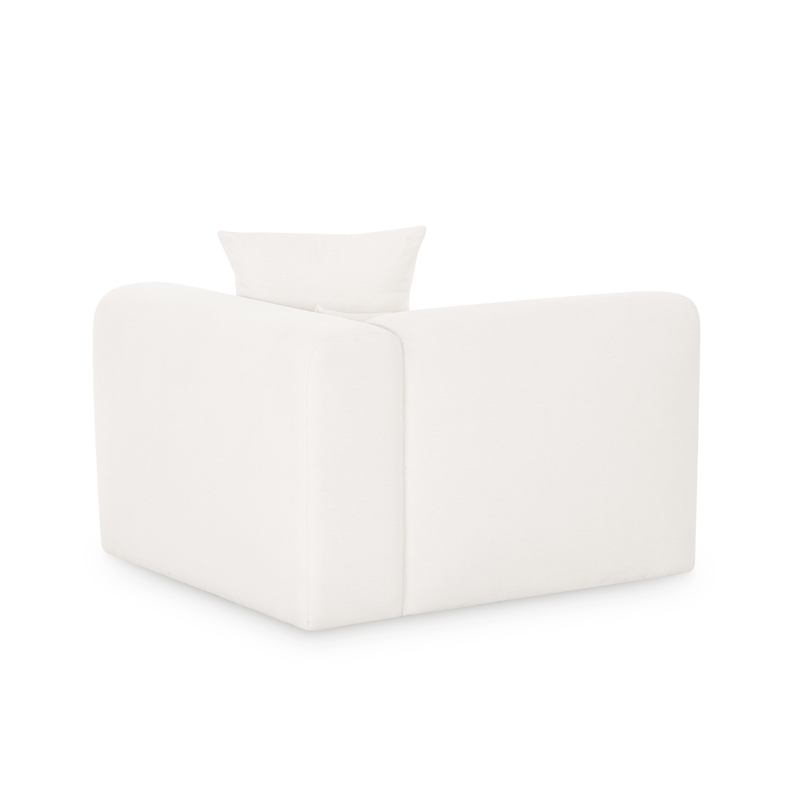Tarra Cream Chenille Modular RAF Corner Chair