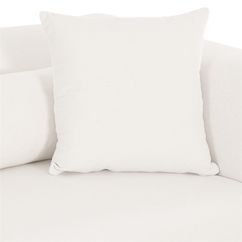 Tarra Cream Chenille Modular RAF Corner Chair