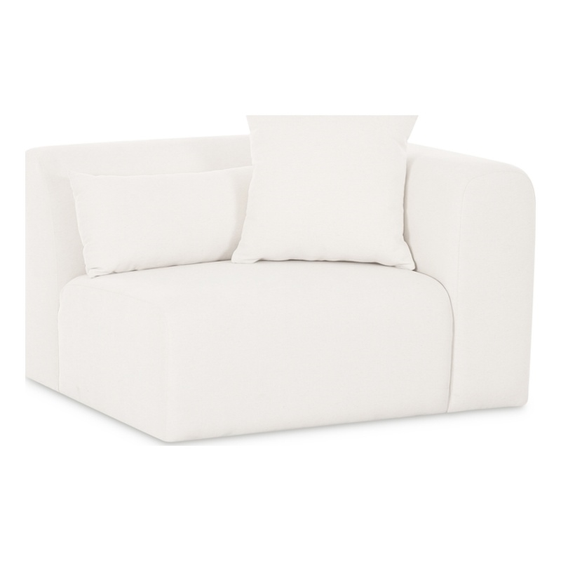 Tarra Cream Chenille Modular RAF Corner Chair