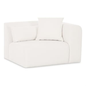 Tarra Cream Chenille Modular RAF Corner Chair