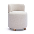 TOV Furniture Hakuna Cream Boucle Desk Chair