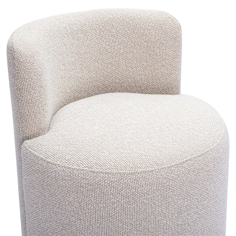 TOV Furniture Hakuna Cream Boucle Desk Chair