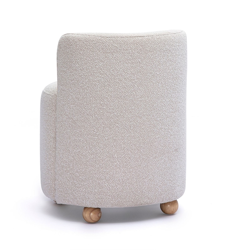 TOV Furniture Hakuna Cream Boucle Desk Chair