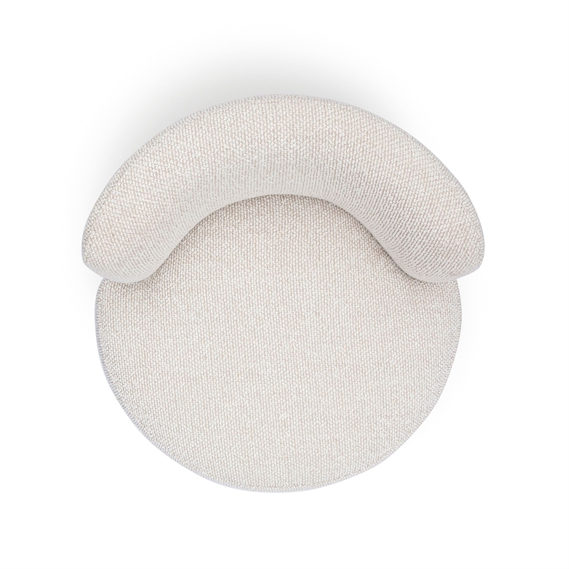 TOV Furniture Hakuna Cream Boucle Desk Chair
