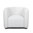 Curves Cream Velvet Swivel Accent Chair