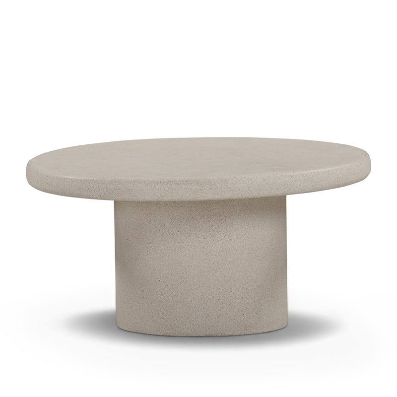 Jade Cream Concrete Indoor/Outdoor Nesting Table Set