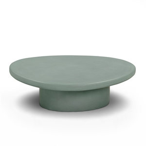 Jade Green Concrete 34'' Indoor/Outdoor Large Coffee Table