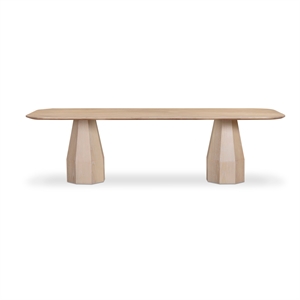 Brocha Natural Driftwood 106&quot Long Ash Dining Table