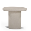 Jade Cream Concrete 21'' Indoor/Outdoor Small Side Table