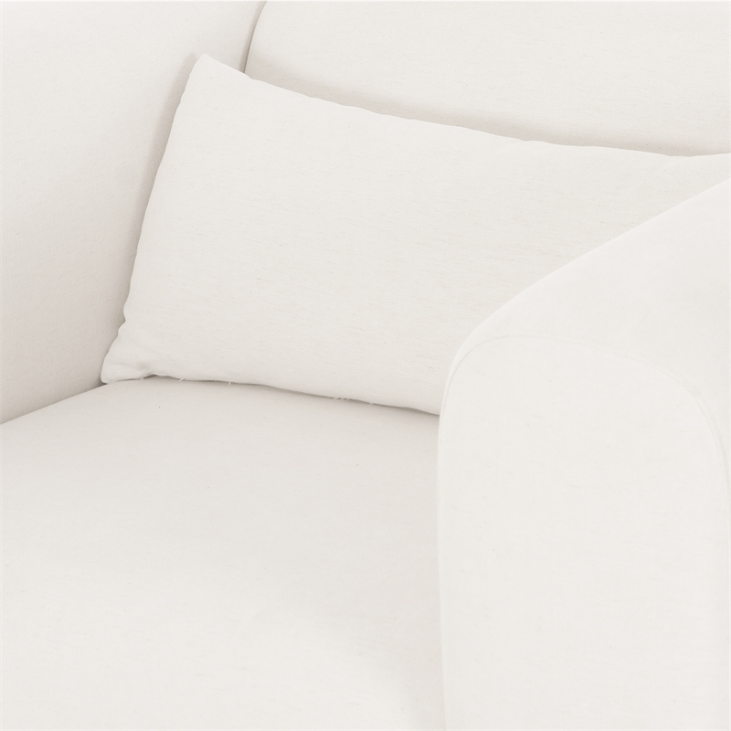 Tarra Cream Chenille Armchair