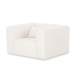 Tarra Cream Chenille Armchair