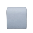 Desi Light Blue Velvet Ottoman