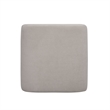 Desi Taupe Velvet Ottoman