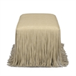 Shag Me Distressed Tan Performance Vegan Leather Bench