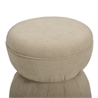 Tomlin Tan Performance Chenille Game Ottoman