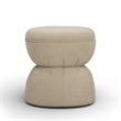 Tomlin Tan Performance Chenille Game Ottoman