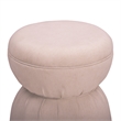 Tomlin Light Pink Performance Chenille Game Ottoman