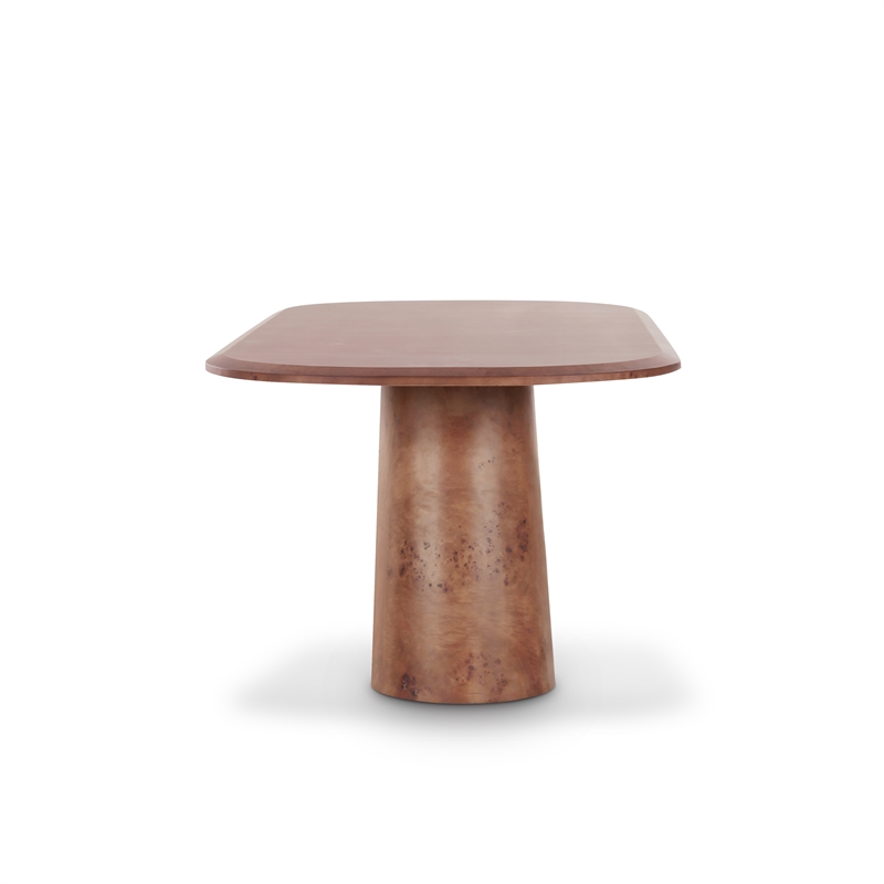 TOV Furniture Gladyss Honey Burl Dining Table