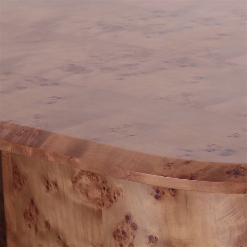 TOV Furniture Gladyss Honey Burl Dining Table